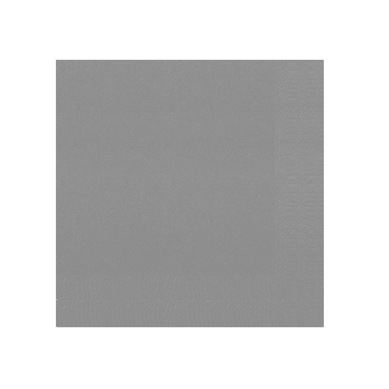 Serviettes Duni 33x33 - 2 plis - Granite Gris - 125 pcs